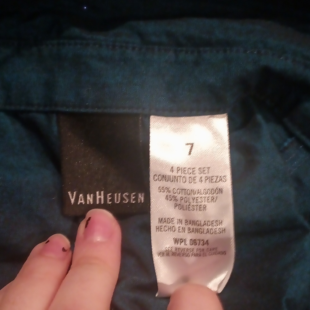 Blue button up - Picture 2 of 3